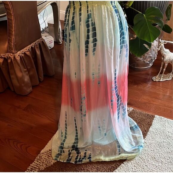 BOSTON PROPER | bohemian print maxi dress S - Picture 4 of 4